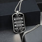 My Son | Braver Stronger Smarter - Dog Tag