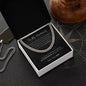 My Husband| Never Forget I Love You- Cuban Link Chain