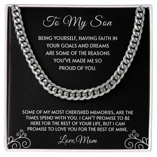 My Son | Be yourself - Cuban Link Chain