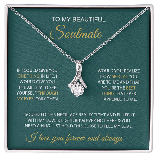 My Beautiful Soulmate | Feel my love - Alluring Beauty Necklace