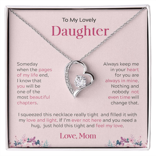 My Lovely Daughter | I'm proud of you - Forever Love Necklace